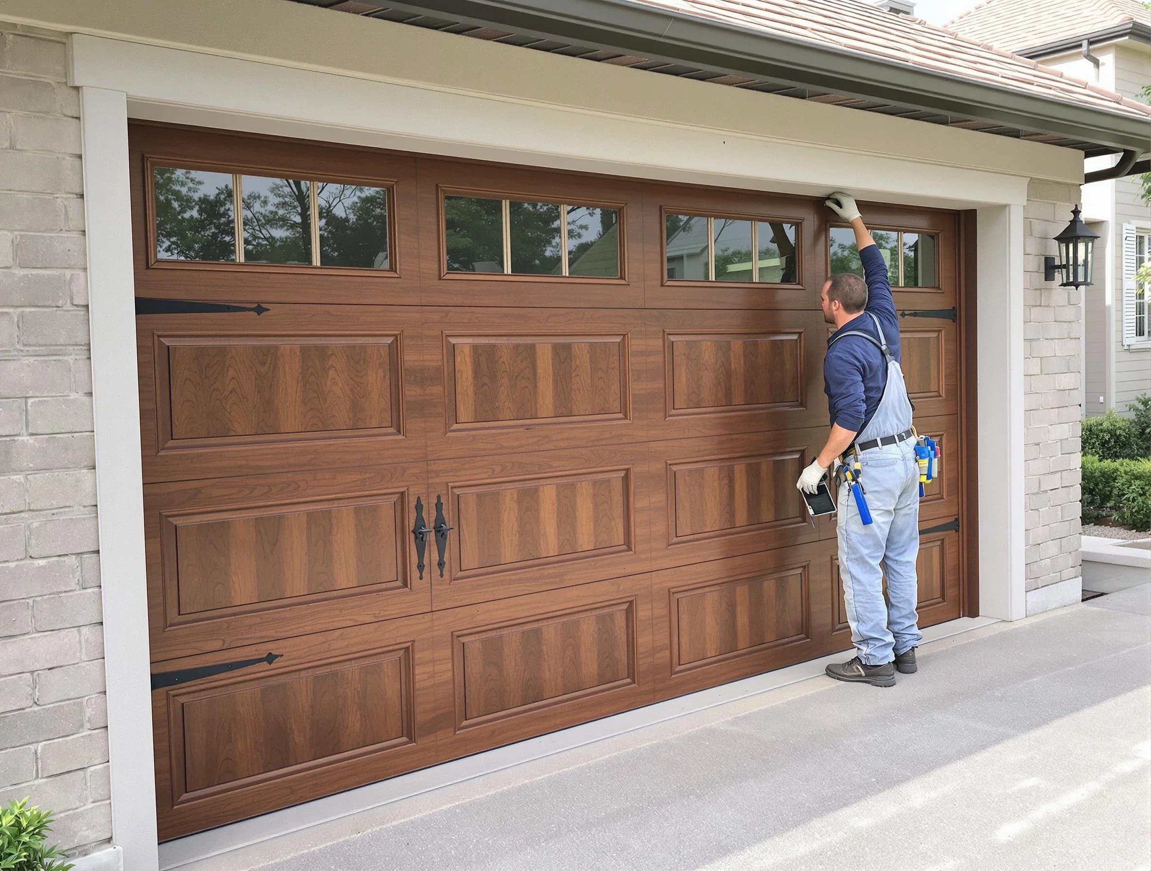 Custom garage door showcase by Peabody Garage Door Repair in Peabody