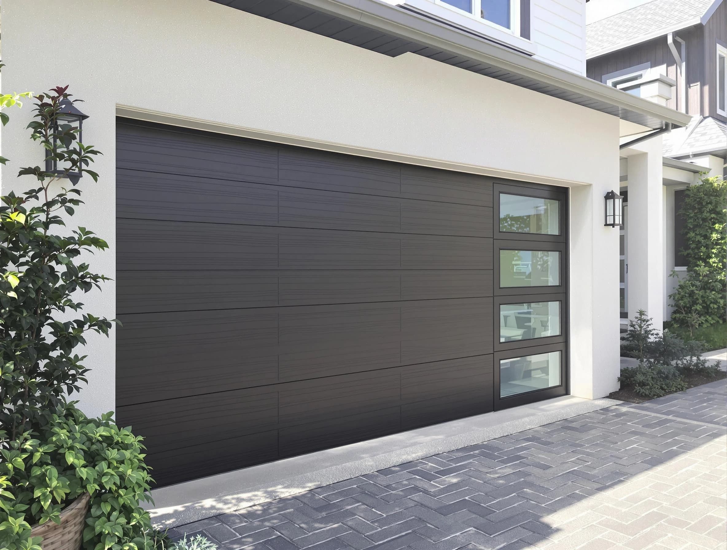 Custom garage door installation by Peabody Garage Door Repair in Peabody