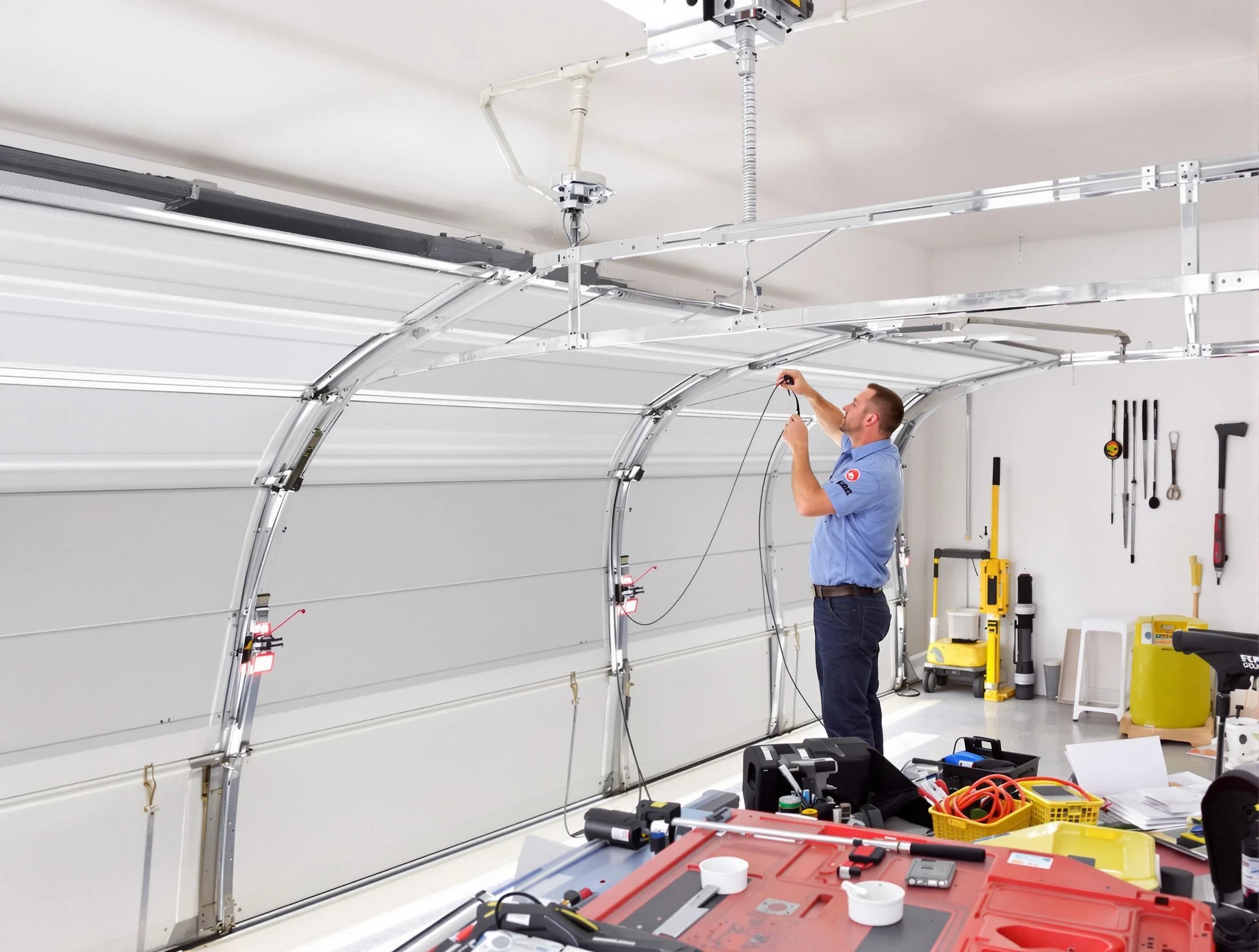 Garage door cable repair service by Peabody Garage Door Repair in Peabody