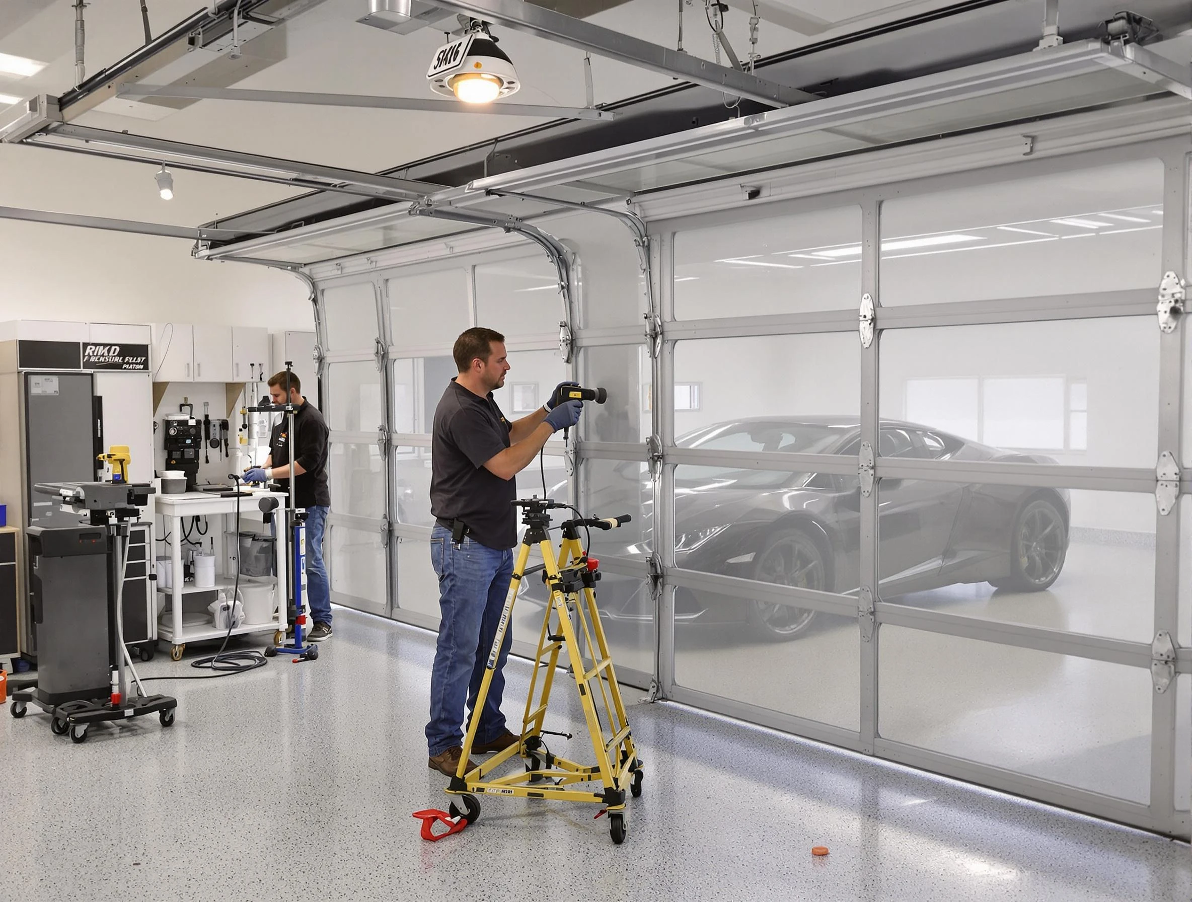 Garage Door Dents Repair in Peabody