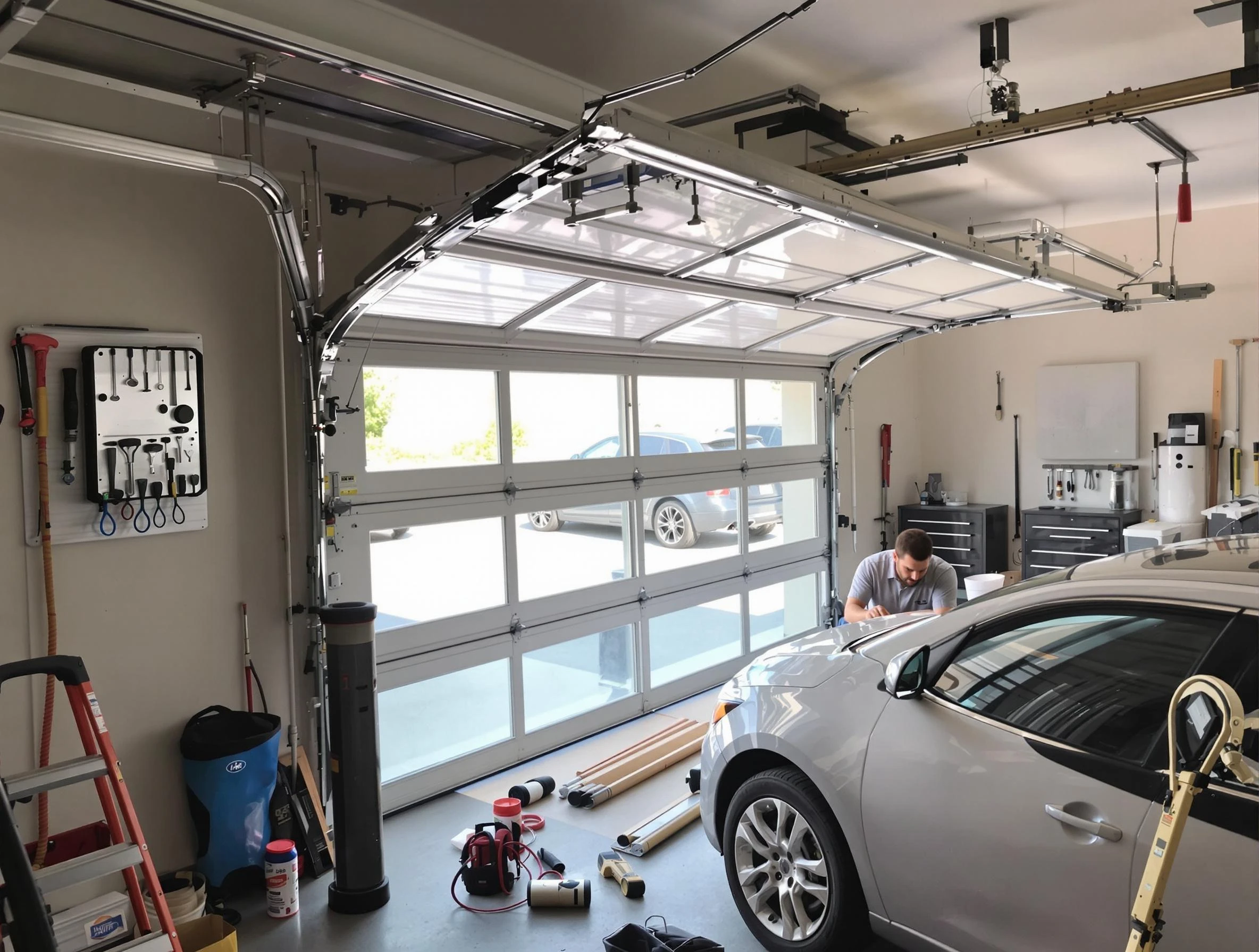 Garage door noise reduction service by Peabody Garage Door Repair in Peabody